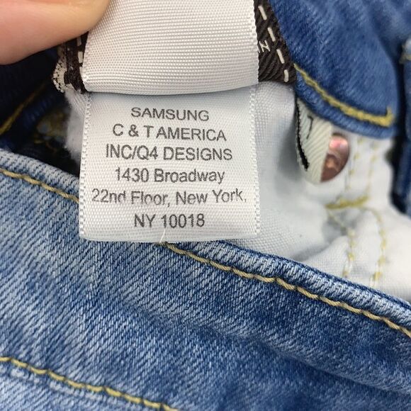 7 For All Mankind Girls The Skinny Jeans Sz 7 - Picture 10 of 10